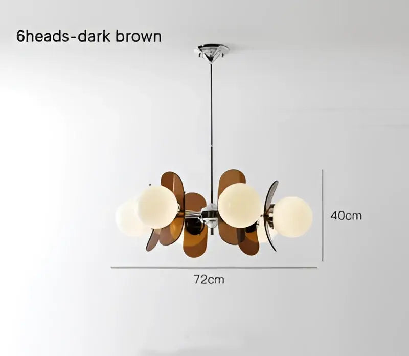 Wood Pendant Light Antique Style Living Room