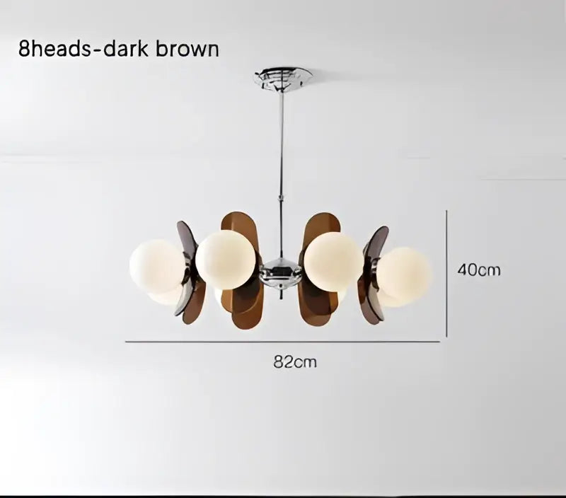 Wood Pendant Light Antique Style Living Room