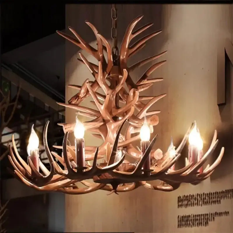 Bronze Antler Chandelier