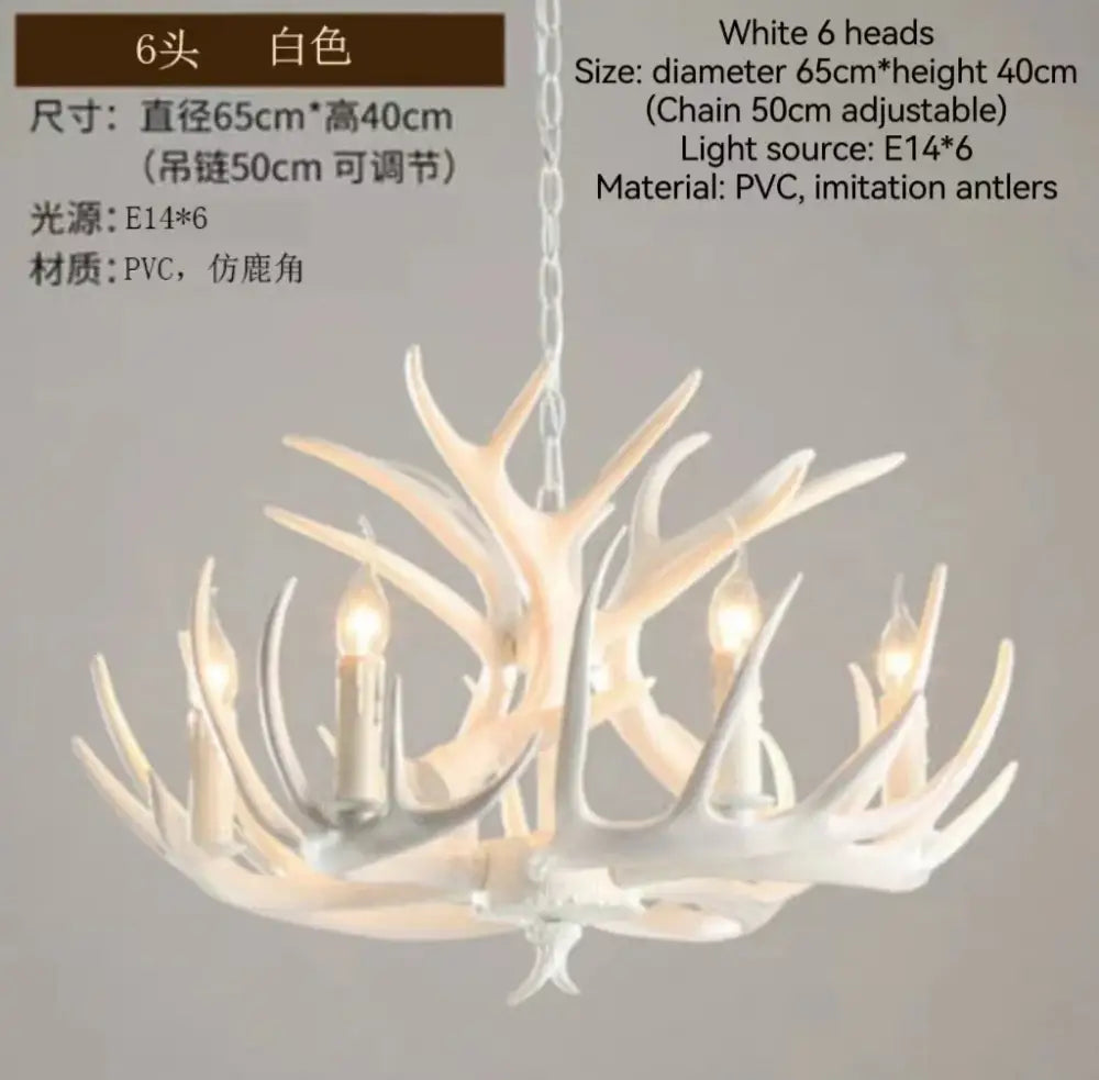 Bronze Antler Chandelier