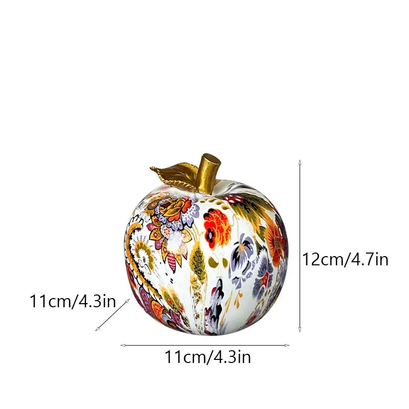 Glossy Resin Apple Figure