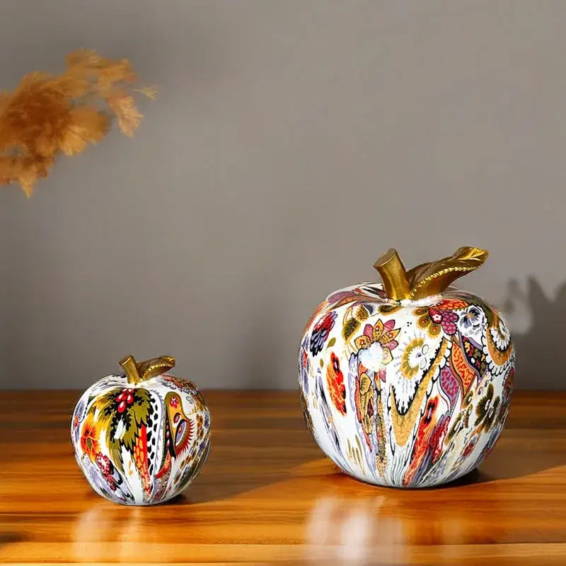 Glossy Resin Apple Figure