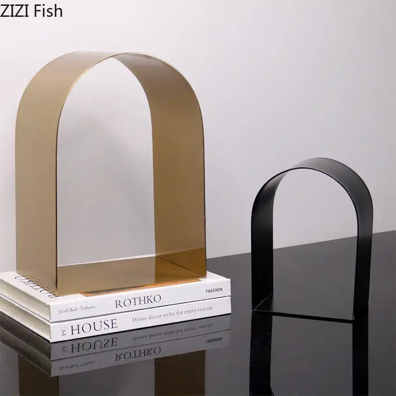 Black Arched Desk Sculpture
