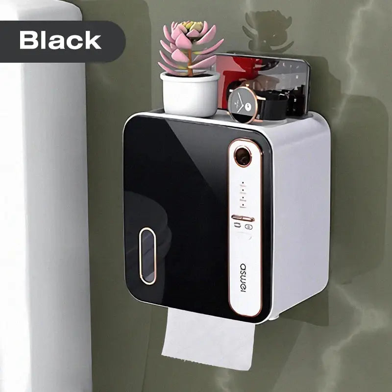 Gray Tissue Box Holder