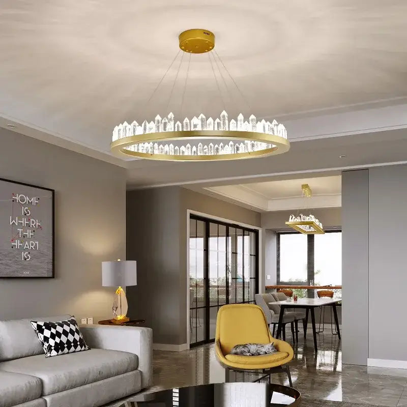 Black Arrow Crystal Chandelier