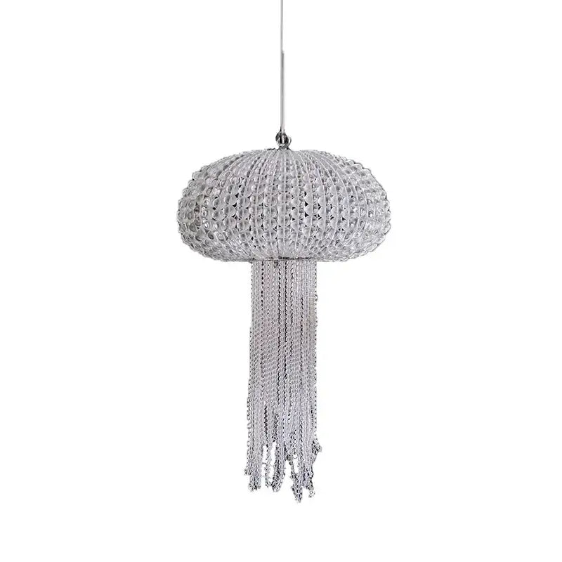 Silver Jellyfish Dining Chandelier