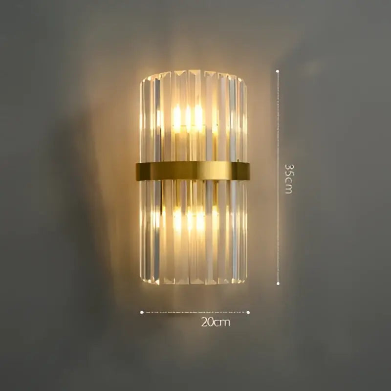 Wall Sconce Art Deco Gold Bedroom Light