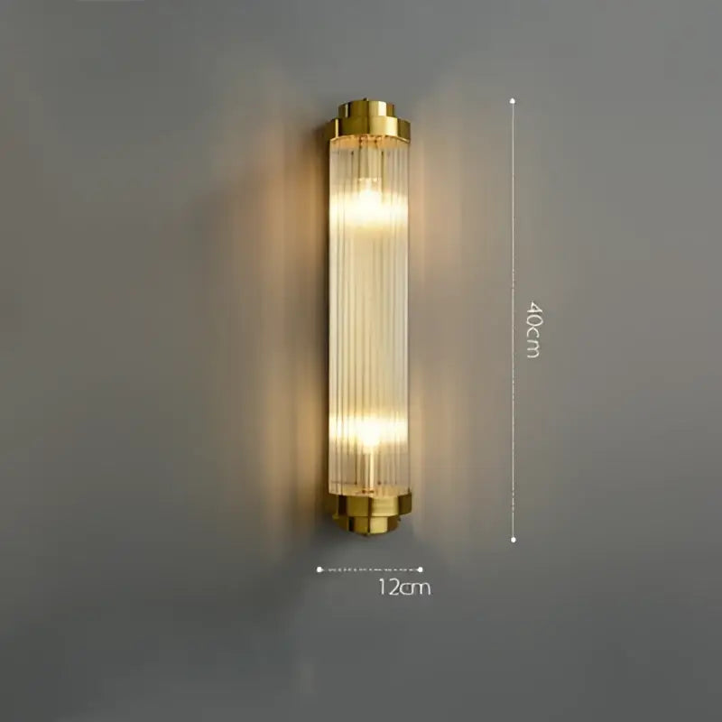 Wall Sconce Art Deco Gold Bedroom Light