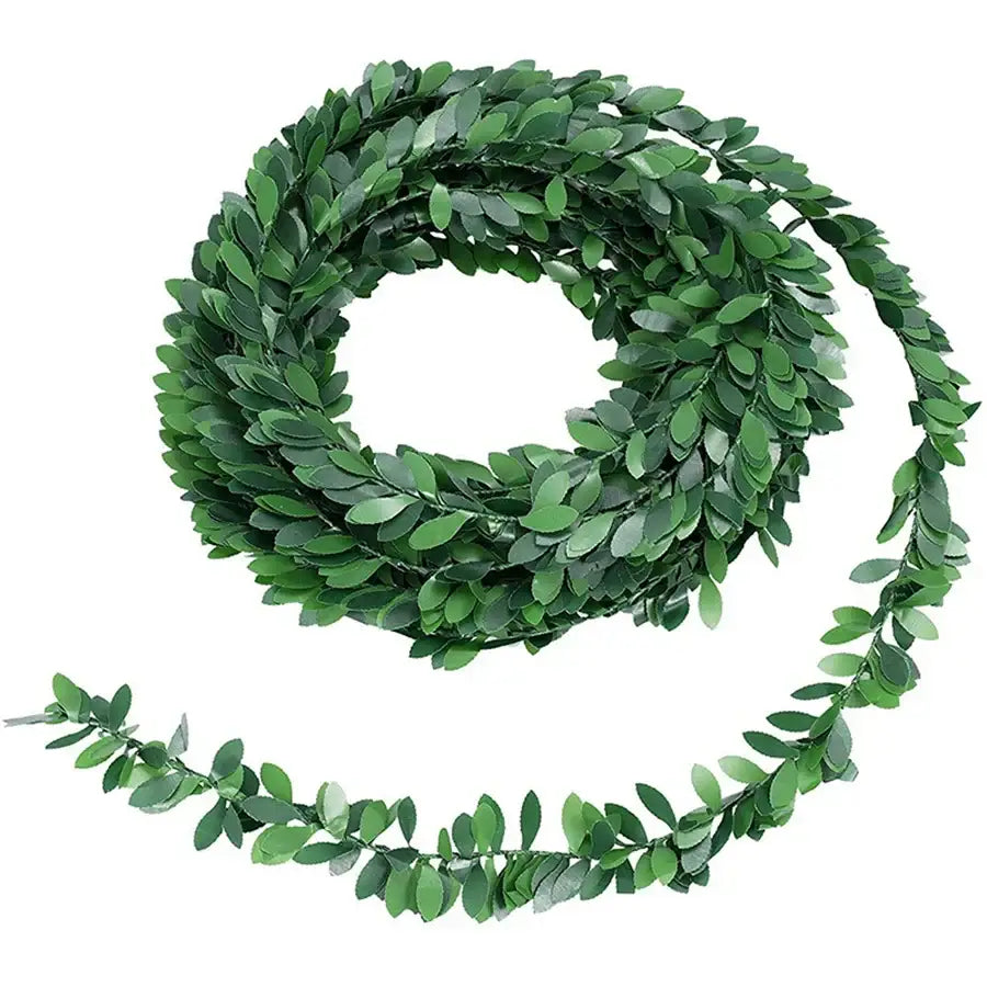 Green Ivy Leaf Wreath Set