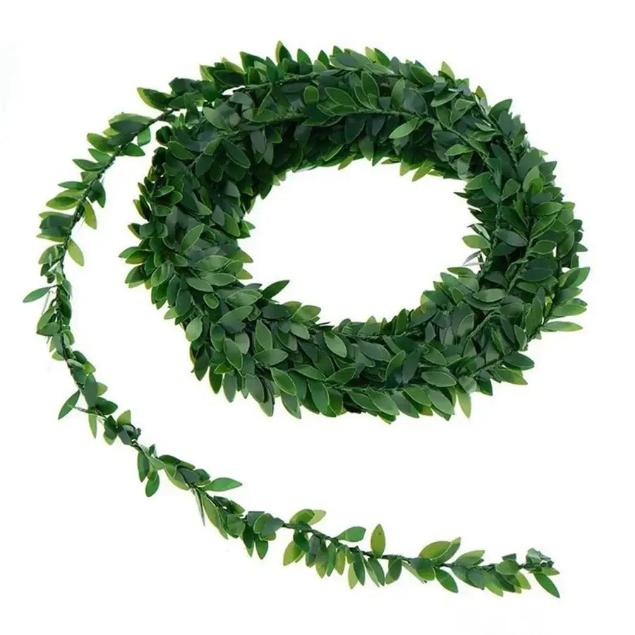 Green Ivy Leaf Wreath Set