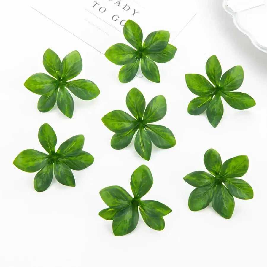 Green Rose Leaf Stems