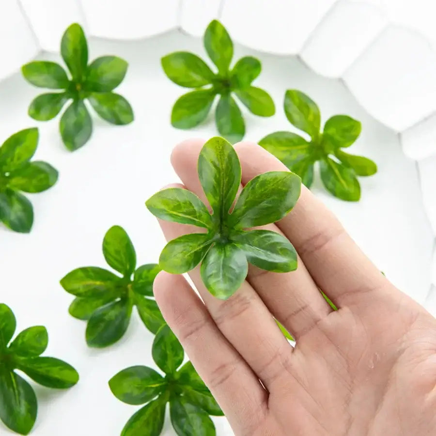 Green Rose Leaf Stems