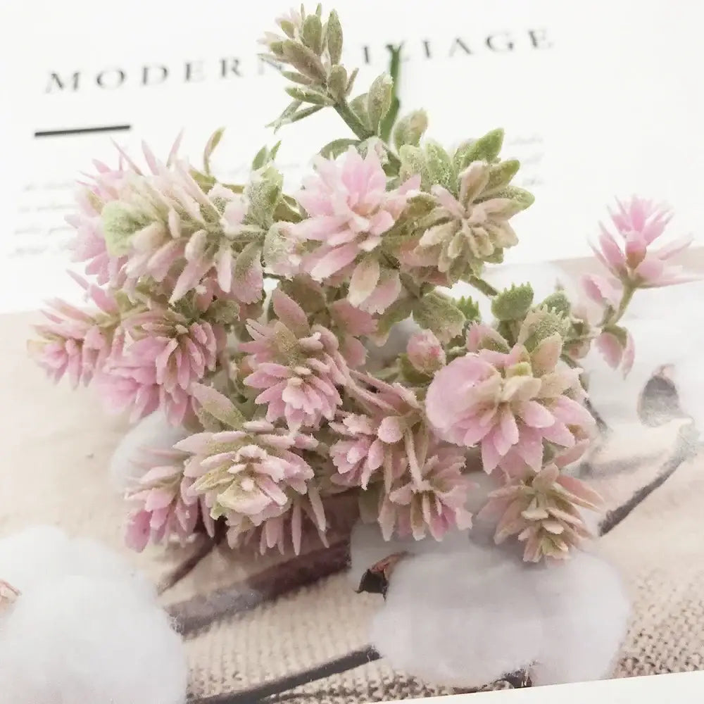Pink Lavender Succulent Decor