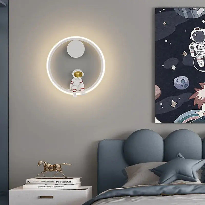 White Gold Wall Lamp