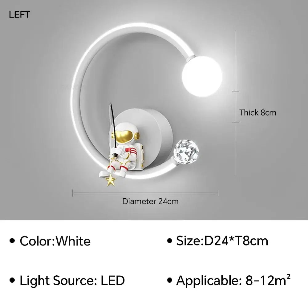White Gold Wall Lamp