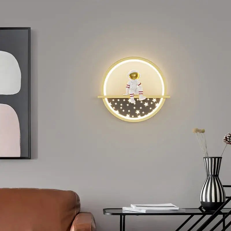 White Gold Wall Lamp