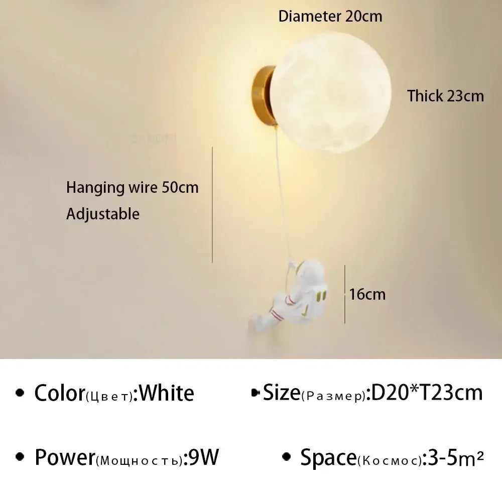 White Gold Wall Lamp