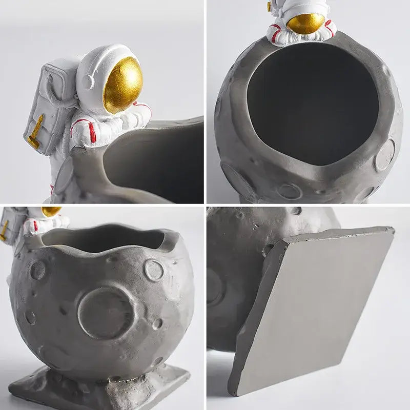 Moon Figurine Pen Holder