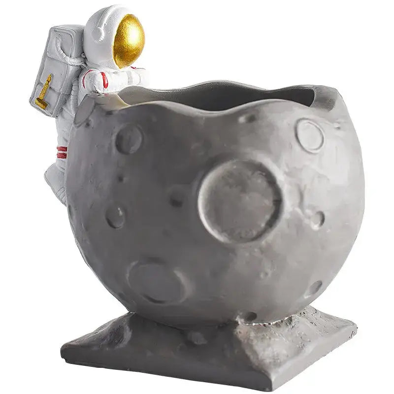Moon Figurine Pen Holder