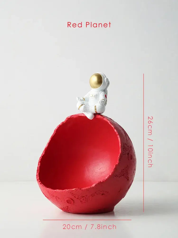 Silver Astronaut Figurine