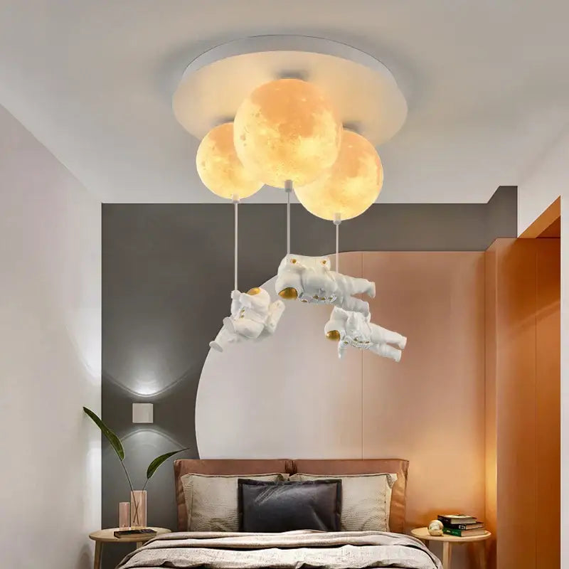 Moon Globe Ceiling Light