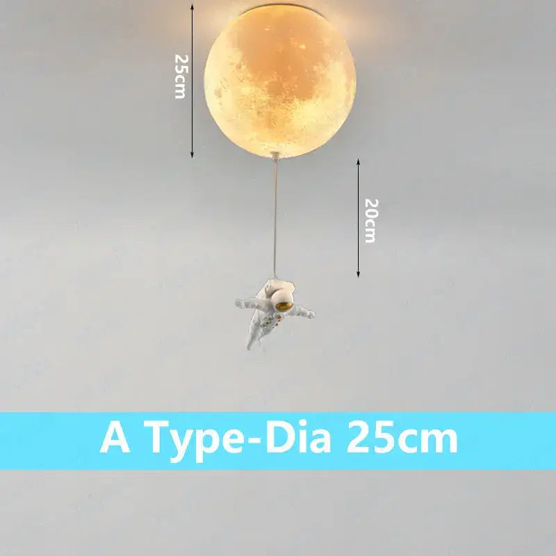 Moon Globe Ceiling Light
