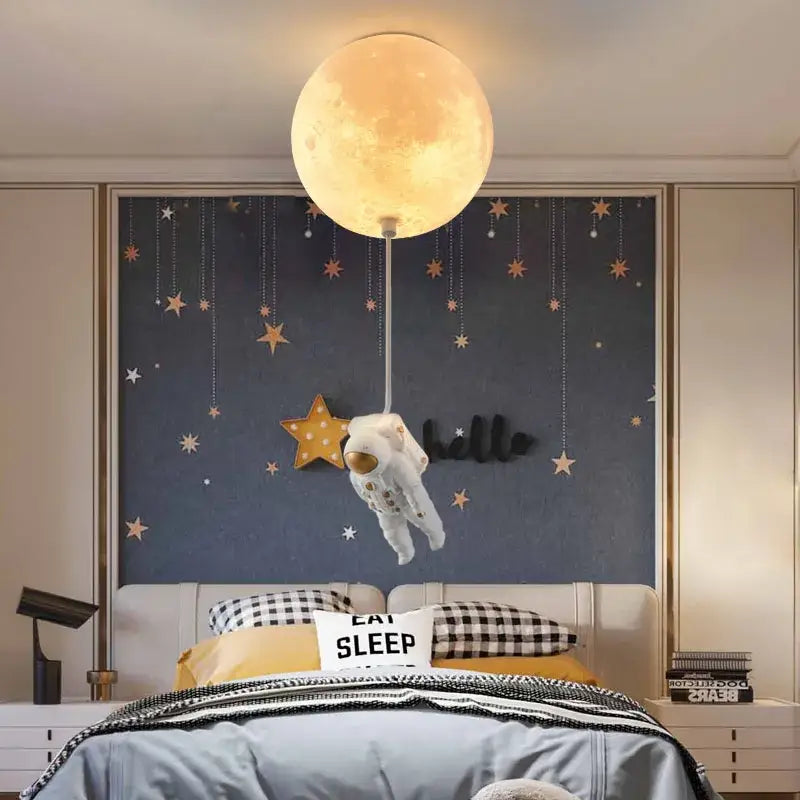 Moon Globe Ceiling Light