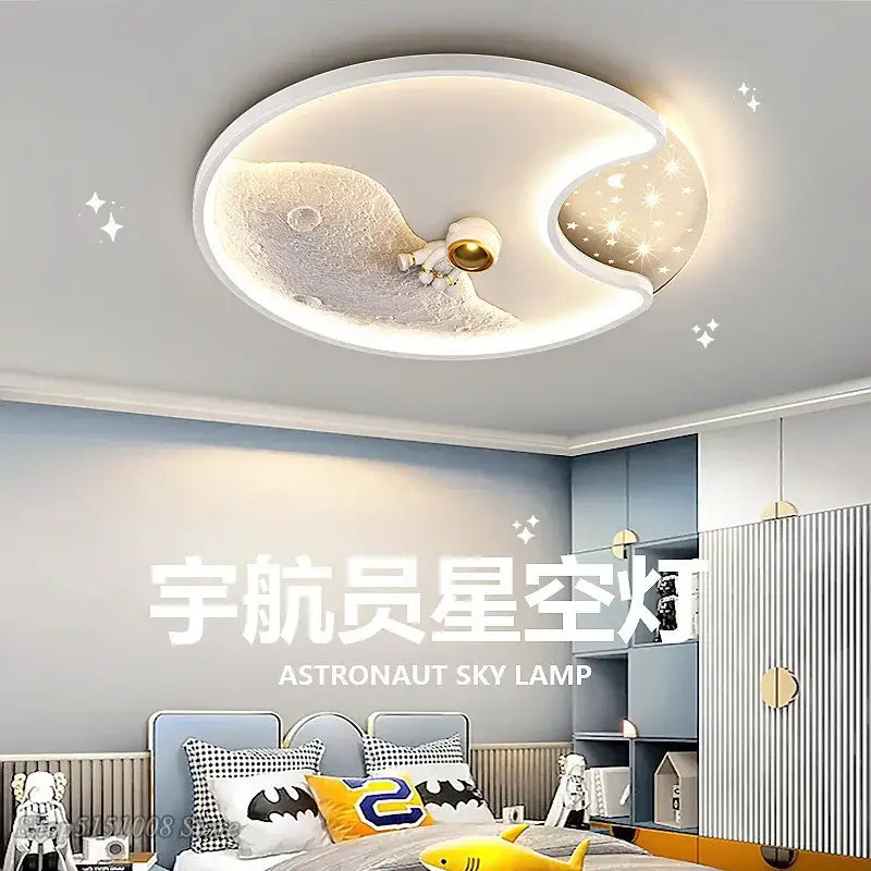 Acrylic Astronaut Ceiling Lamp