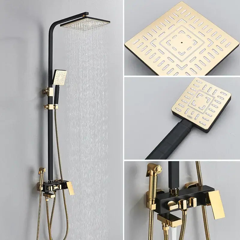 Black Gold Rainfall Mixer