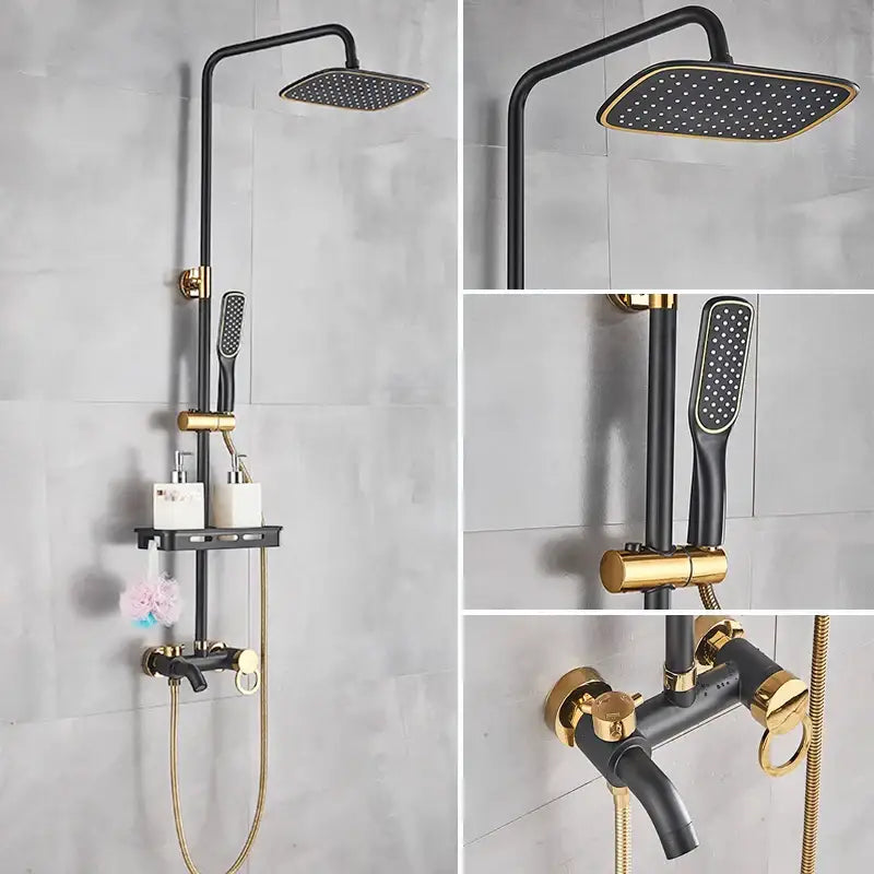 Black Gold Rainfall Mixer