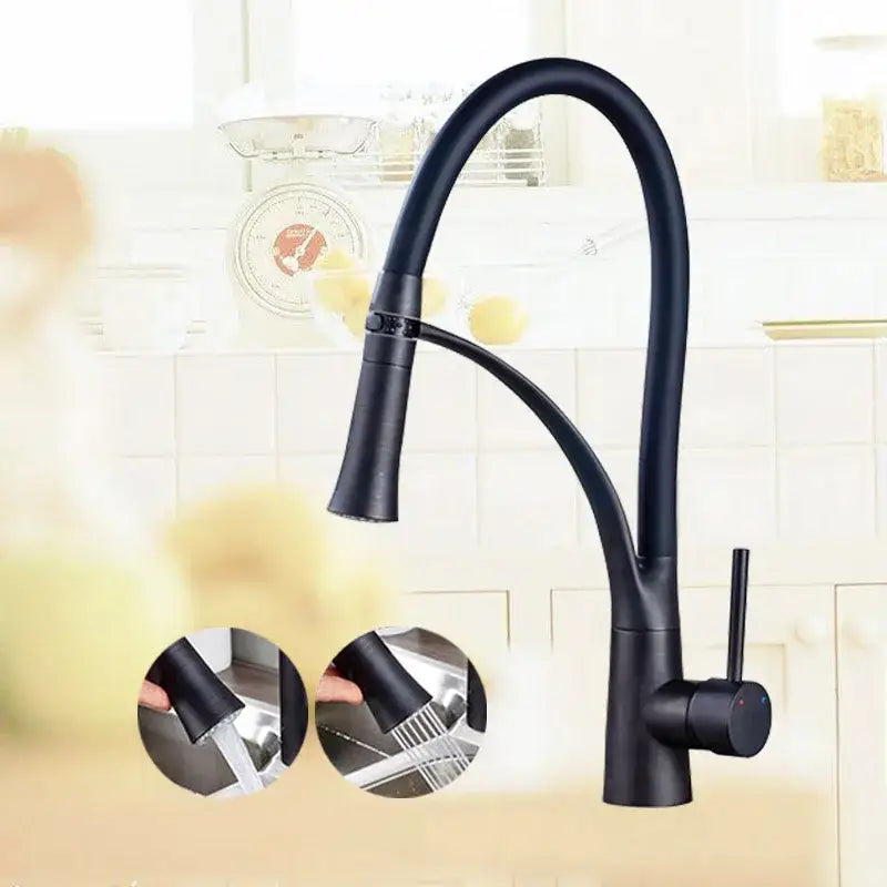 Chrome LED Pull Down Faucet