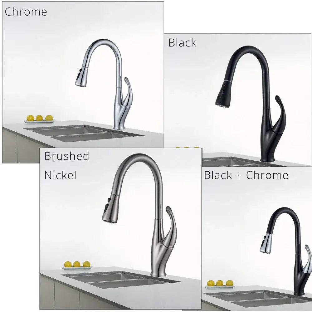 Matte Black Pull-Down Faucet
