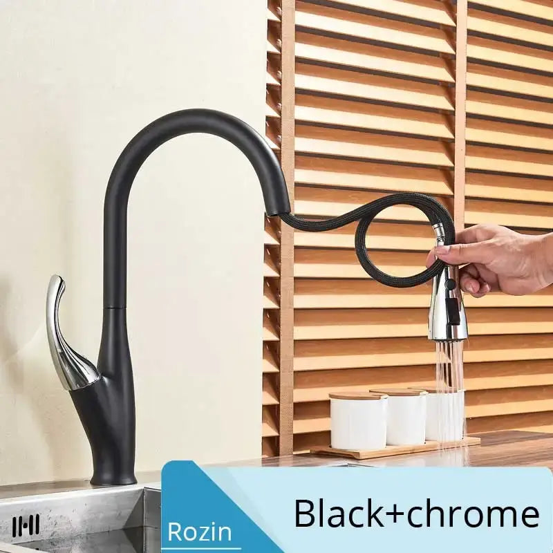 Matte Black Pull-Down Faucet