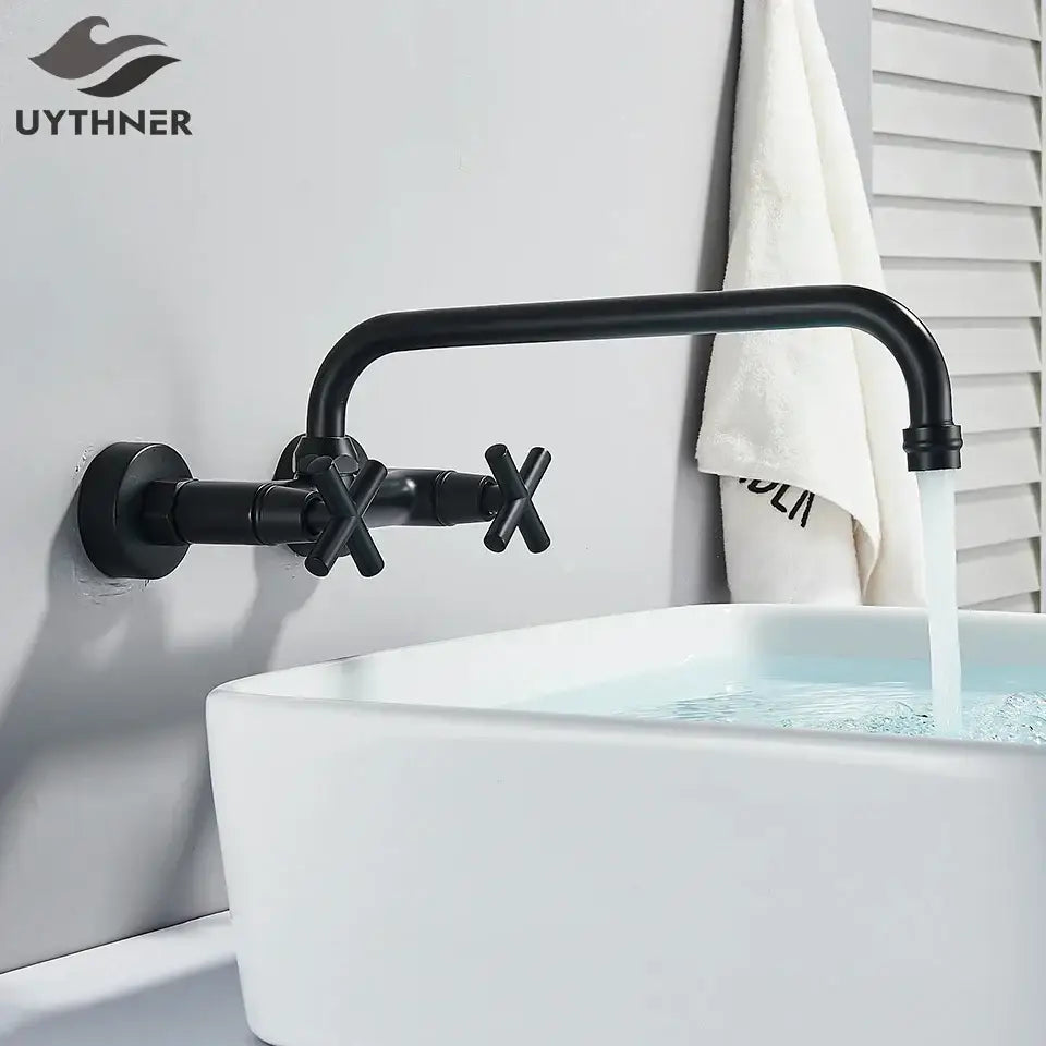 Matte Black Wall Faucet