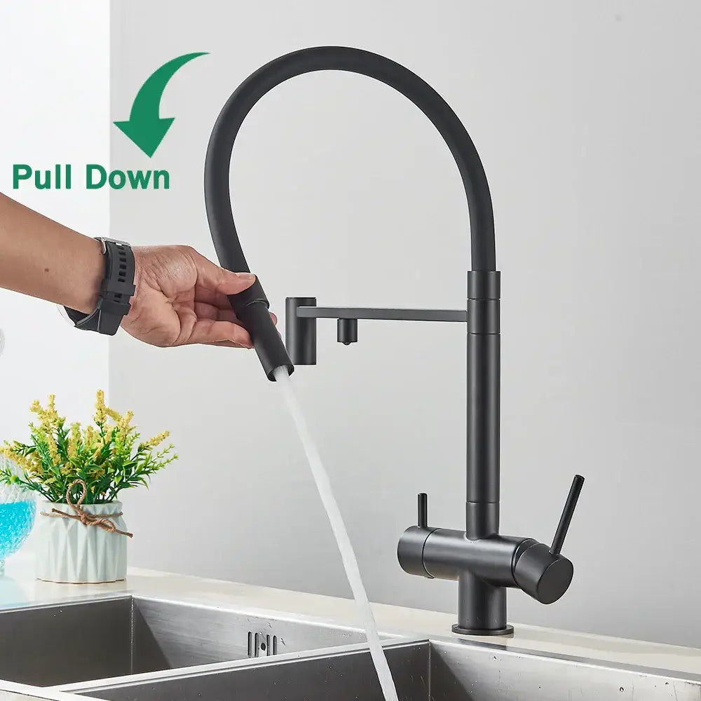 Matte Black Purifier Faucet