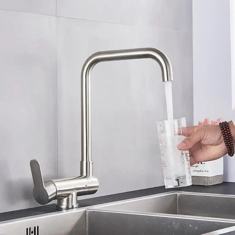 Matte Black Rotating Faucet