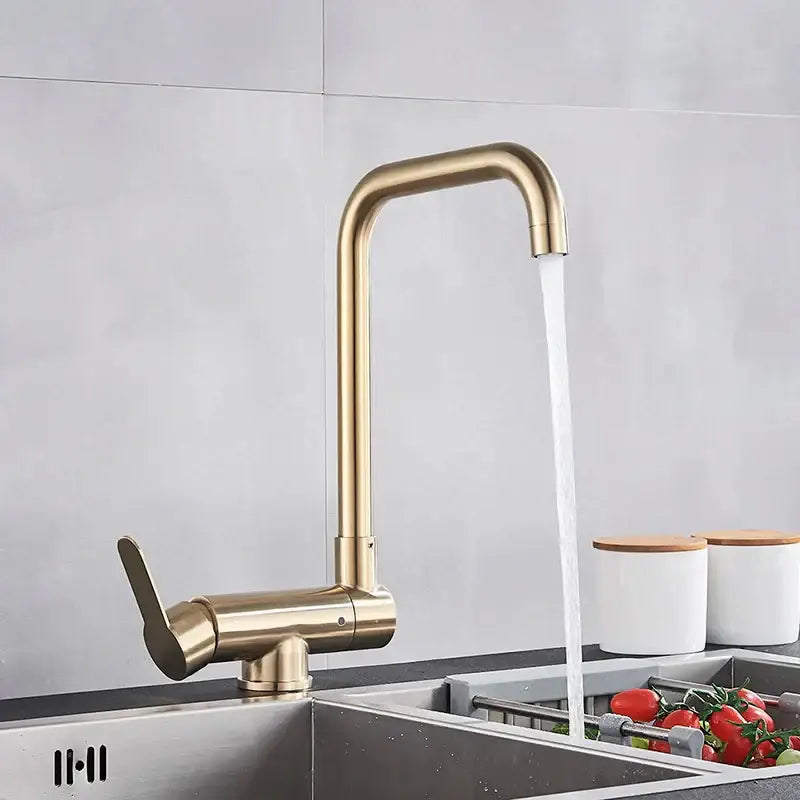 Matte Black Rotating Faucet