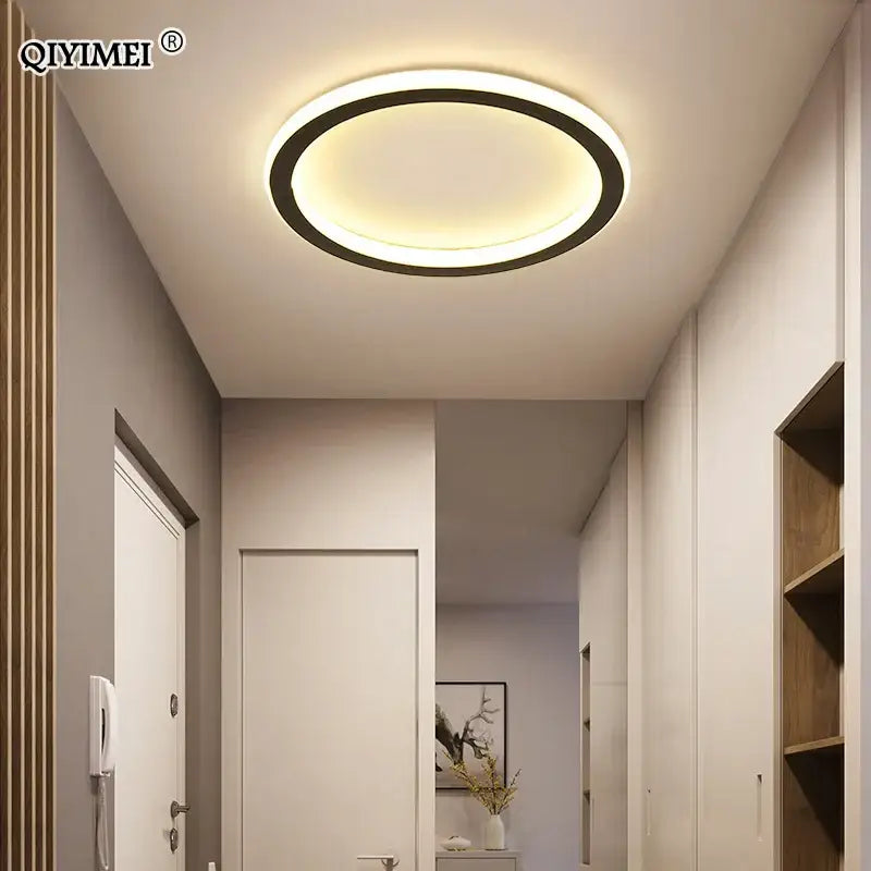 Black Round LED Ceiling Light
