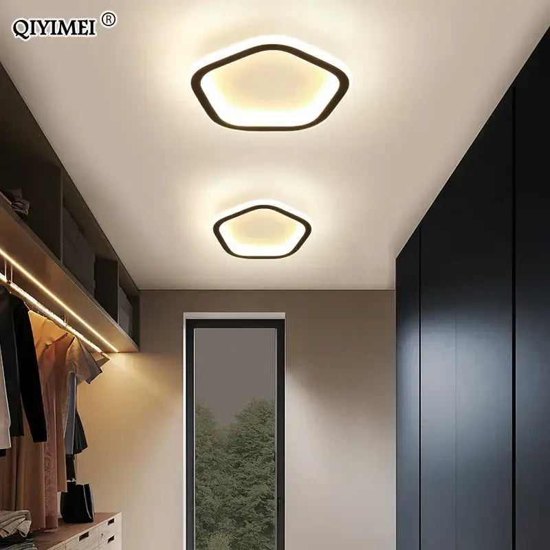 Black Round LED Ceiling Light