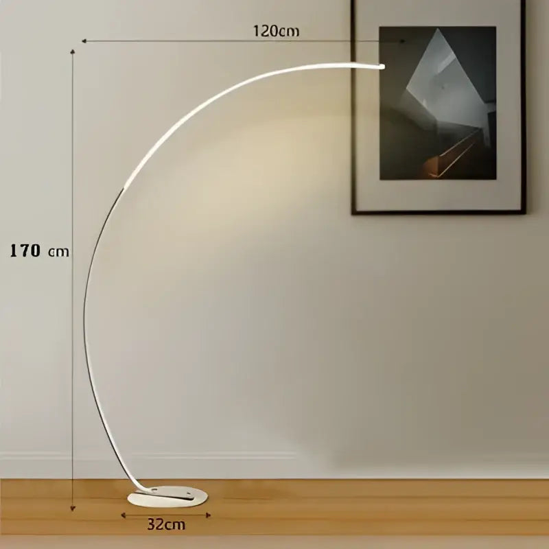 Black LED Dimming Floor Lamp