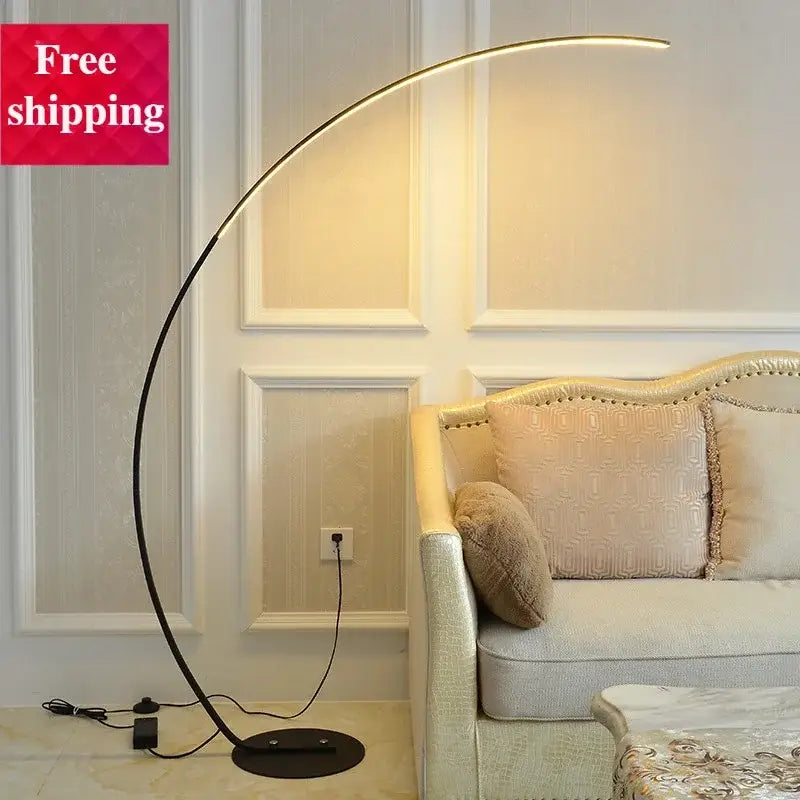 Black LED Dimming Floor Lamp