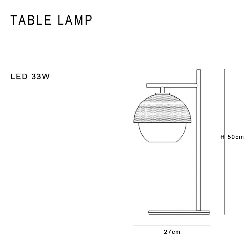 Black LED Dome Floor Lamp