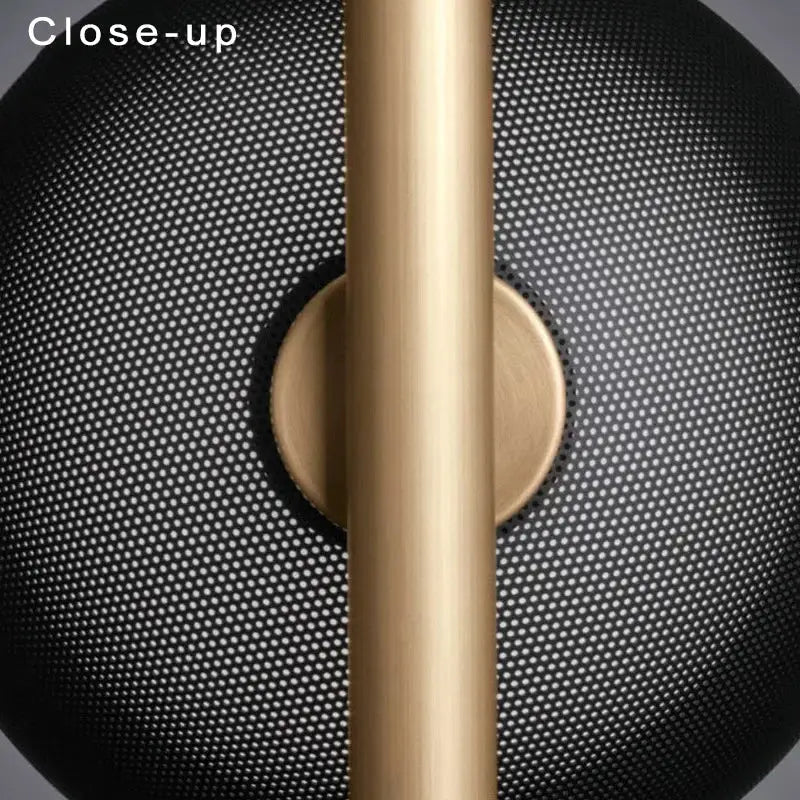 Black LED Dome Floor Lamp