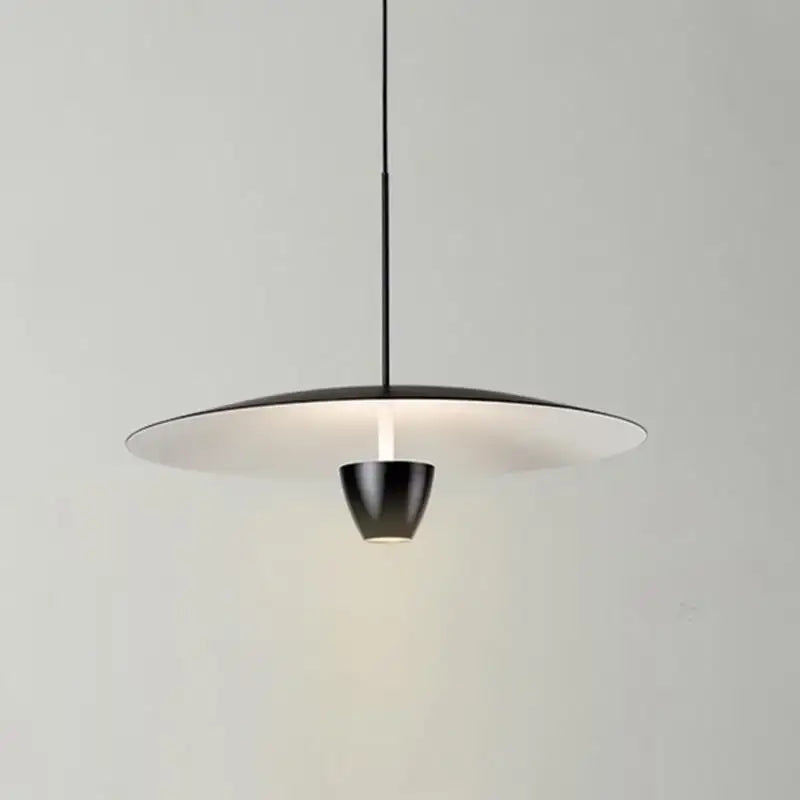 Black LED Pendant Light 55cm Restaurant