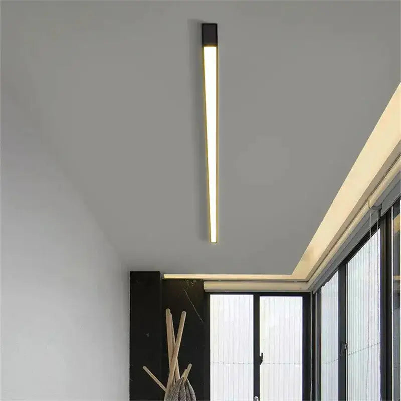 Black Linear LED Ceiling Light
