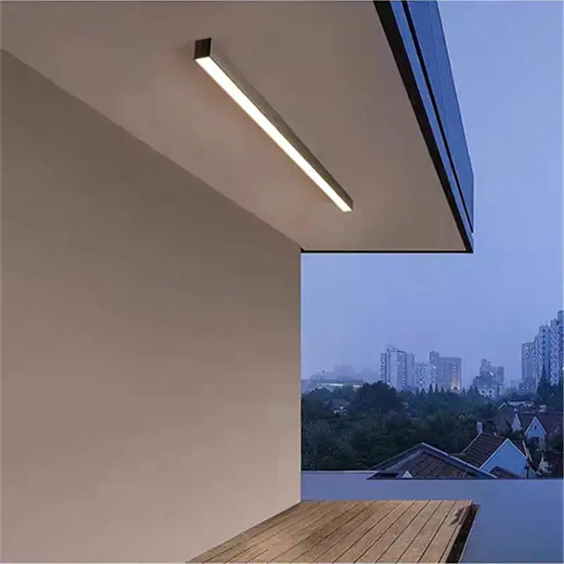 Black Linear LED Ceiling Light