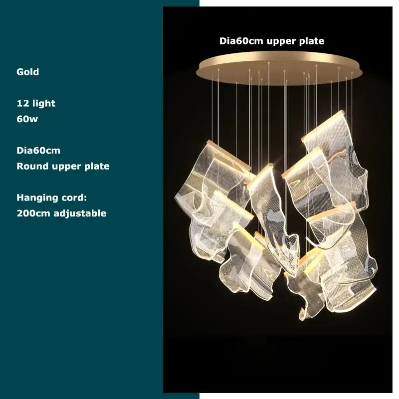 Black Mesh Pendant Light