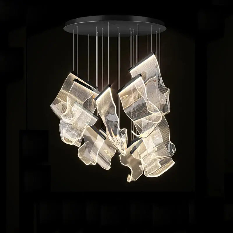 Black Mesh Pendant Light