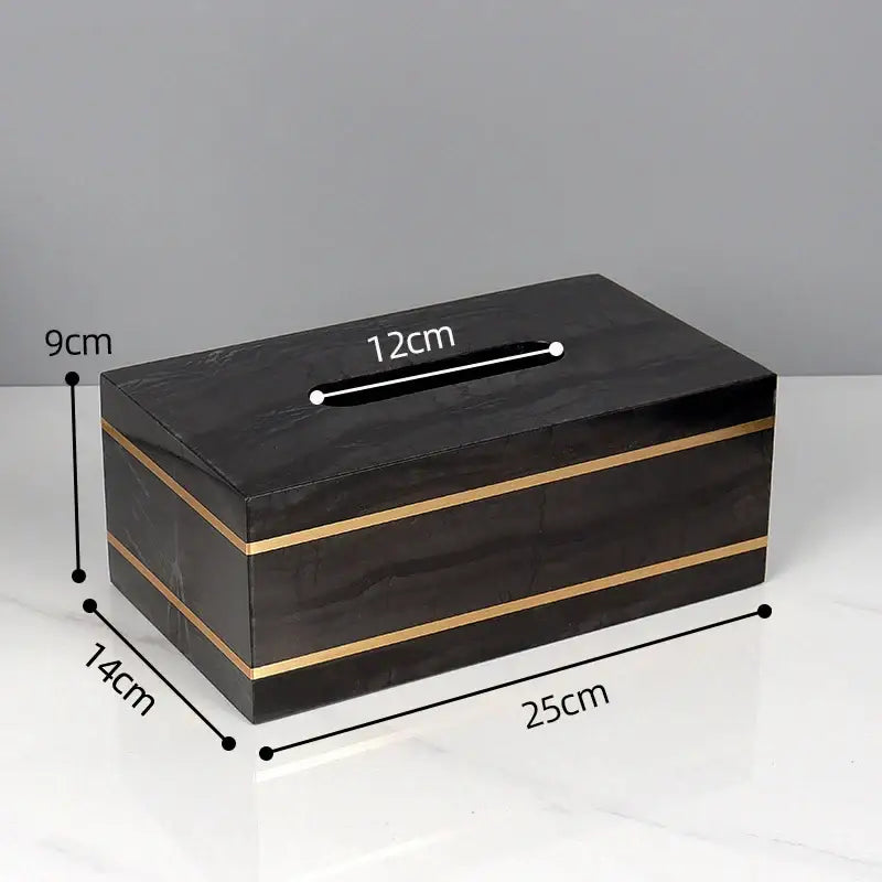 Black Marble Bathroom Set