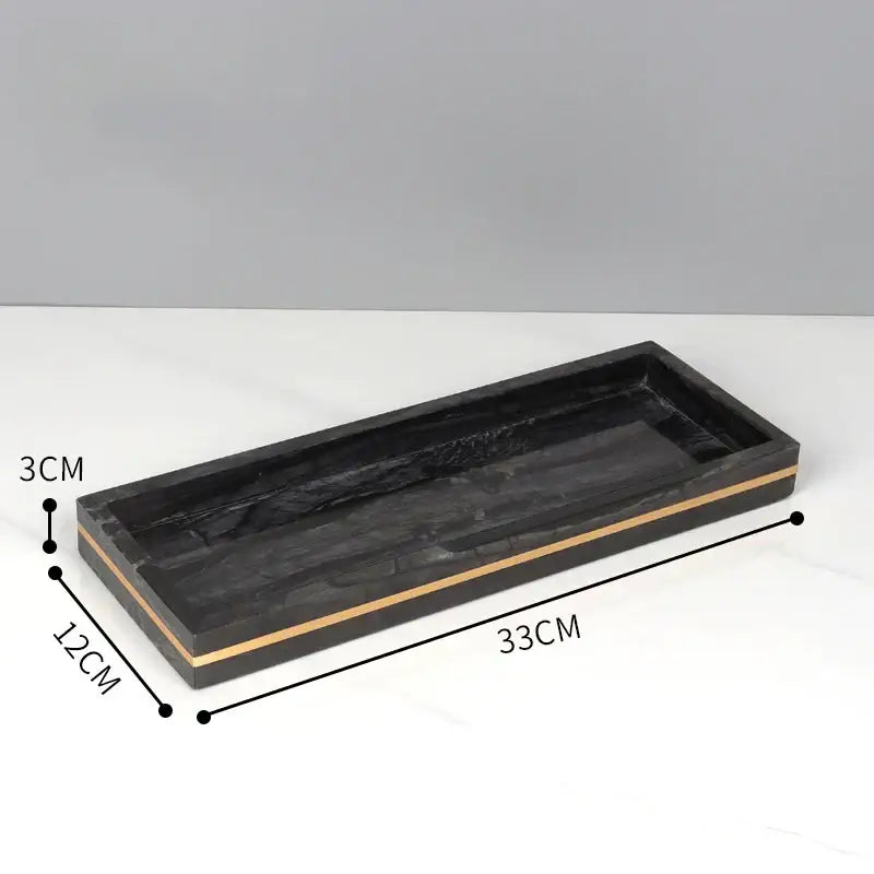 Black Marble Bathroom Set